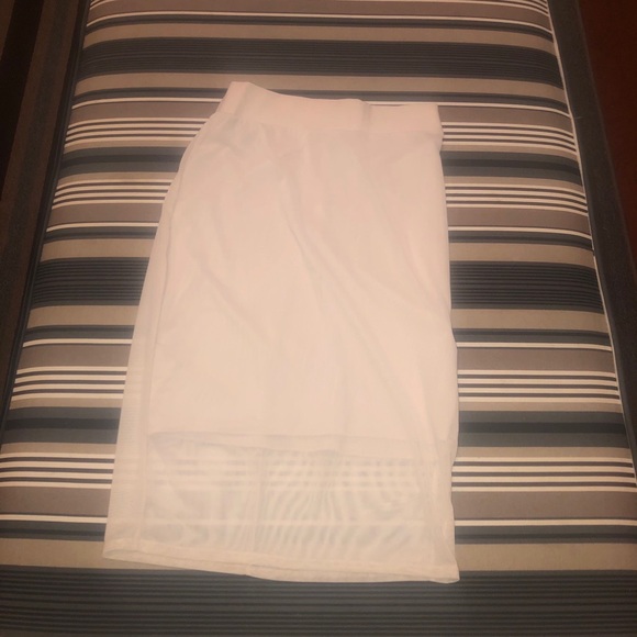 Beautiful Sheer Tan Skirt - Picture 1 of 3